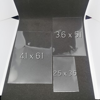 ภาพขนาดย่อของภาพหน้าปกสินค้าพร้อมส่ง_ซองใส ซองแก้ว สั่งทำ 3.6x5.1 / 4.1x6.1 / 2.25x3.5 / 3x7 / 2.55x3.55 จากร้าน ineeds บน Shopee
