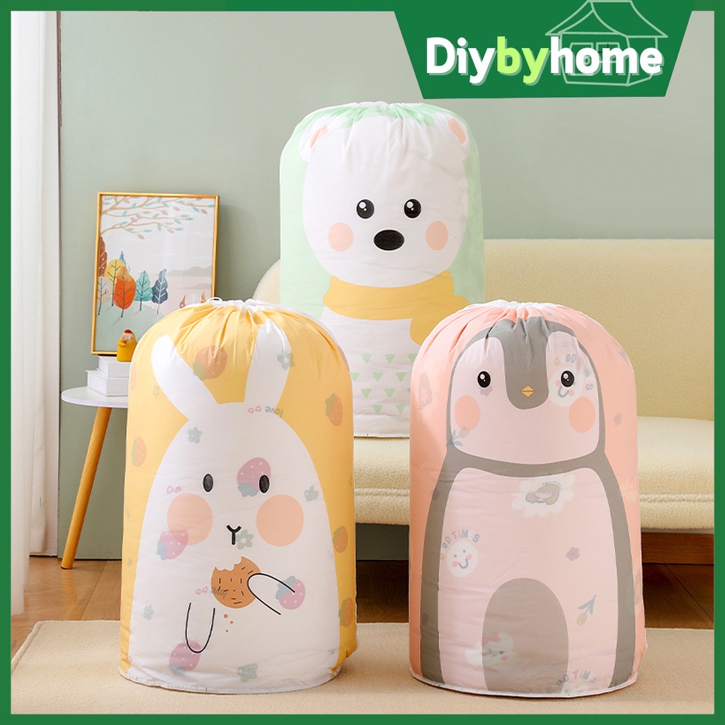 ภาพหน้าปกสินค้าพร้อมส่ง/Diybyhome/ถุงเก็บผ้านวม / ถุงใส่ของ (ใส่ผ้านวน 6 ฟุตได้) O-0116 จากร้าน diybyhome บน Shopee