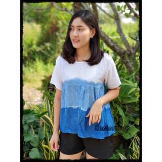 เสื้อมัดย้อม มัดย้อมแฟชัั่น สีพาสเทล Natural Tie Dye Clothe