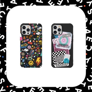 Casetify เคสโทรศัพท์มือถือ ซิลิโคนนิ่ม TPU ลายตารางสเก็ต Y2K สําหรับ iPhone X XS XR 11 12 13 14 Plus Pro Max