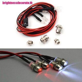 (Birth) ไฟหน้า Led 5 มม. และ 3 มม. สําหรับรถบังคับ 4 ชิ้น