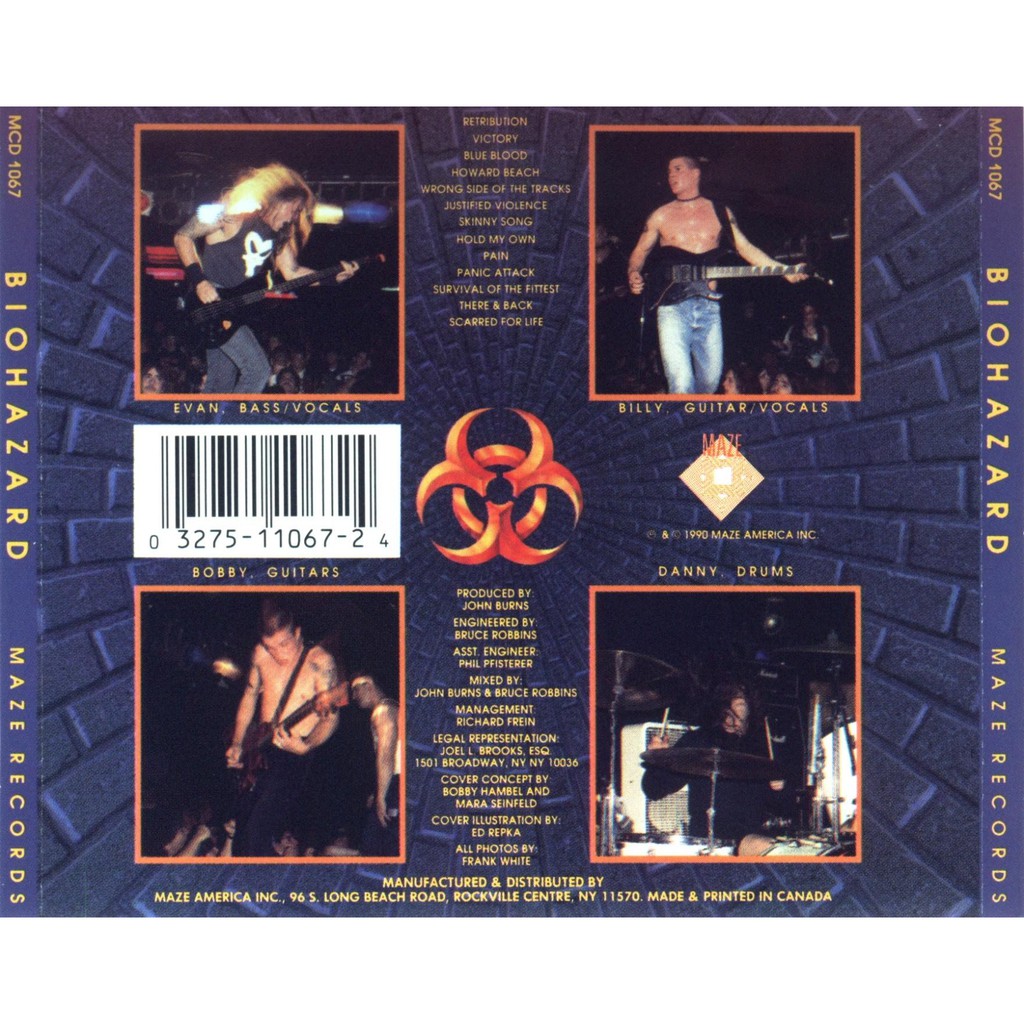 ซีดีเพลง-cd-biohazard-1990-biohazard-ในราคาพิเศษสุดเพียง159บาท