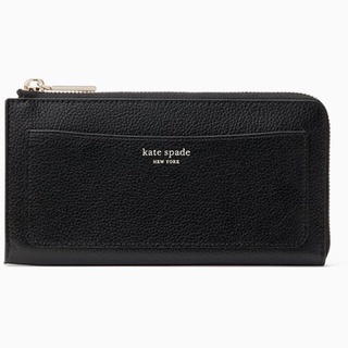 กระเป๋าสตางค์ Kate Spade Eva L-Zip Continental Wallet - Black แท้ 💯% จากshop USA 🇺🇸