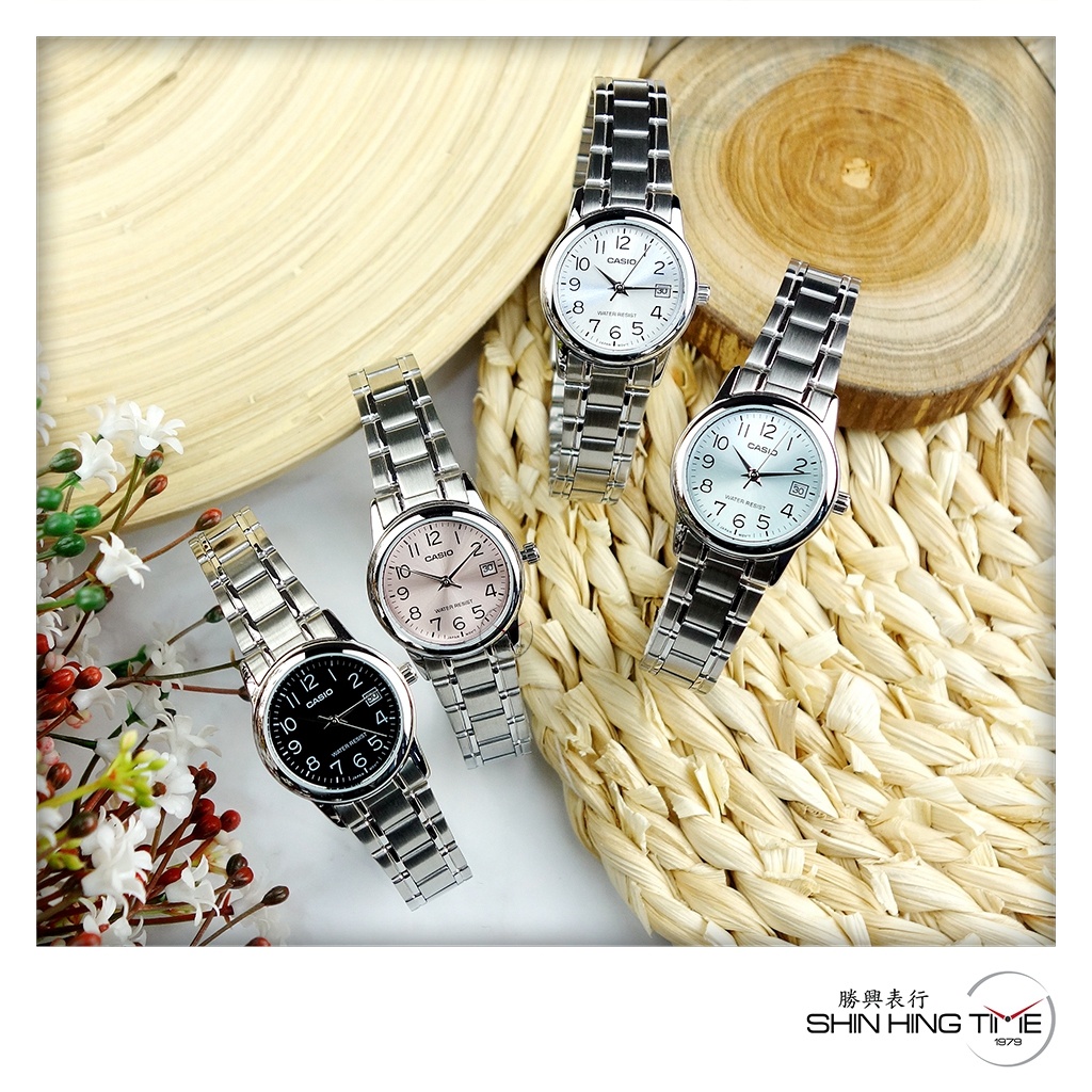 ภาพหน้าปกสินค้าแท้ศูนย์ cmg 100% Casio นาฬิกาข้อมือผู้หญิง สแตนเลส รุ่น LTP-V002D LTP-V002 LTP-V002G LTP-V002D รับประกัน 1 ปี จากร้าน sabyjaitime บน Shopee
