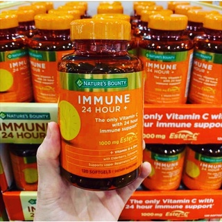 ภาพหน้าปกสินค้าNature\'s Bounty Immune 24 Hour 120 เม็ด Vitamin C Suport From Ester C Exp.03/2025 ที่เกี่ยวข้อง