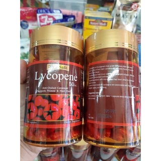 🍩 Skin Safe Lycopene 50Mg 150 Capsules สกัดจากมะเขือเทศ ไลโคปีน