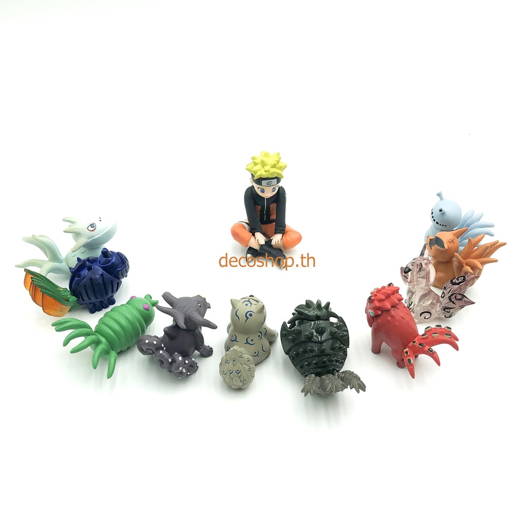 โมเดล-ของเล่น-นารูโตะ-อุซึมากิ-uzumaki-naruto-bijuu-11pcs-โมเดลของขวัญ-ของเล่นสะสม