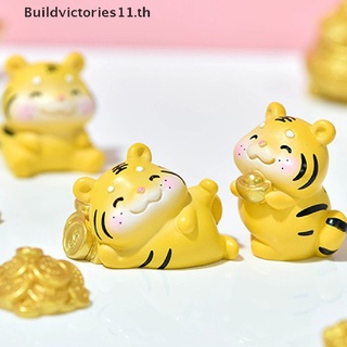 Buildvictories11 โมเดลเสือ ขนาดเล็ก สําหรับตกแต่งสวน DIY