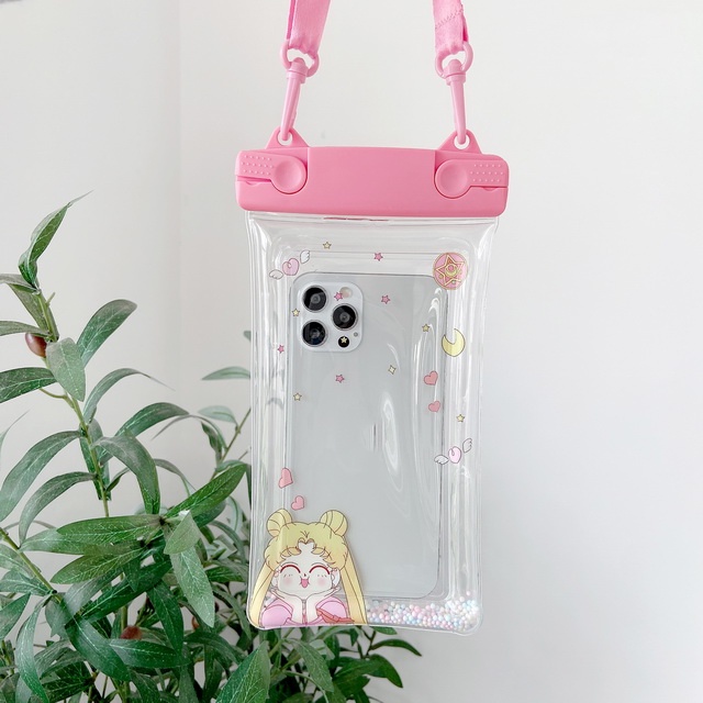กระเป๋าเดินทางเคสโทรศัพท์กันน้ำใสดำน้ำสมาร์ทโฟนสากล-6-5-นิ้วดำน้ำป้องกันการตกปลา