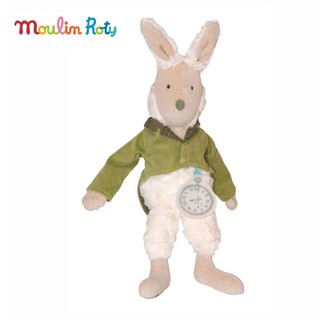 Moulin Roty ตุ๊กตากระต่ายของ Alice in Winderland  ตุ๊กตาน่ากอด น่าสะสม MR-711199 สูง 38cm.