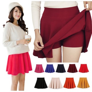 เช็ครีวิวสินค้าพร้อมส่ง กระโปรงสั้น/ ซับกางเกง / Colorful Pleated Skirt