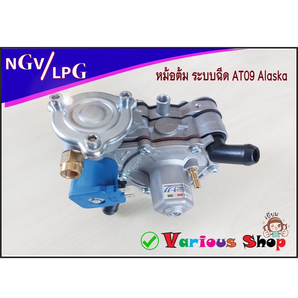 หม้อต้ม Tomasetto AT09 Alaska ระบบฉีด (120hp) หม้อต้มแก๊ส LPG ระบบฉีดโท ...