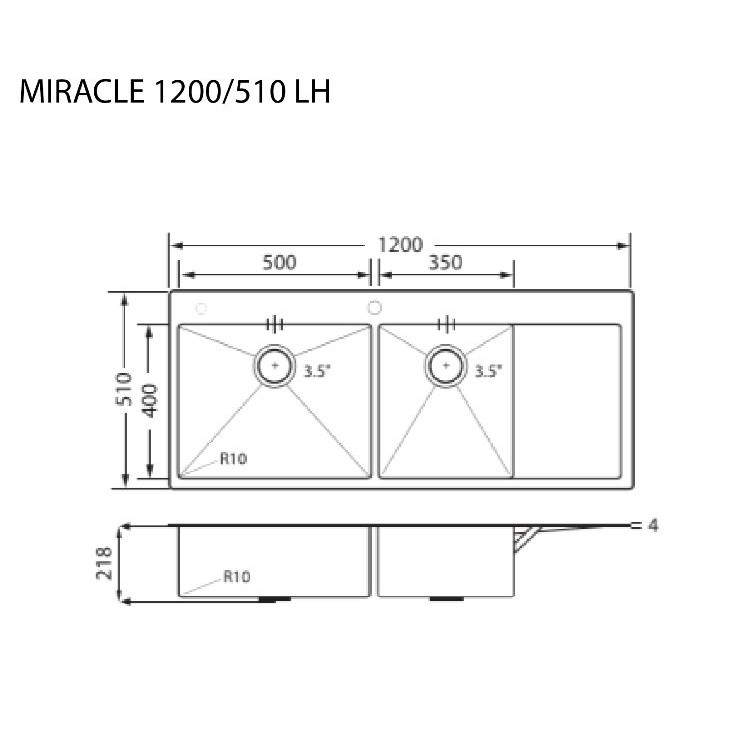 อ่างล้างจาน-รุ่น-miracle-1200-510-lh-ก๊อกน้ำ-รุ่น-lexi-inox-ฟรีเขียงไม้พร้อมตะกร้าสะเด็ดน้ำ-และอื่นๆ