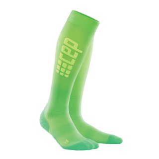 CEP ULTRALIGHT RUN SOCKS 2.0 MEN - VIPER/GREEN - ถุงเท้ารุ่น 2.0 แบบบางความยาวคลุมเข่าผู้ชาย