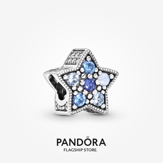 Pandora จี้รูปดาว สีฟ้าสดใส DIY อุปกรณ์เสริม p512