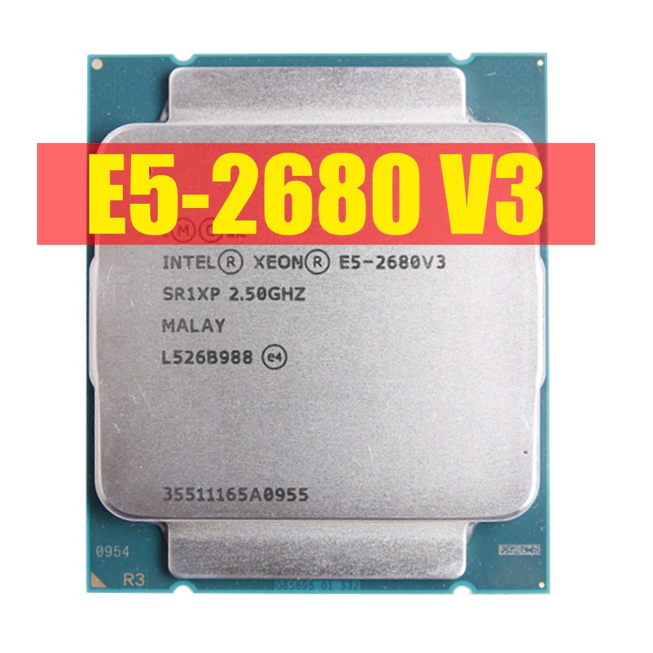 ซีพียู Intel XEON E5 2680v3 2.5G-3.3G 12/24 LGA 2011-3 | Shopee Thailand