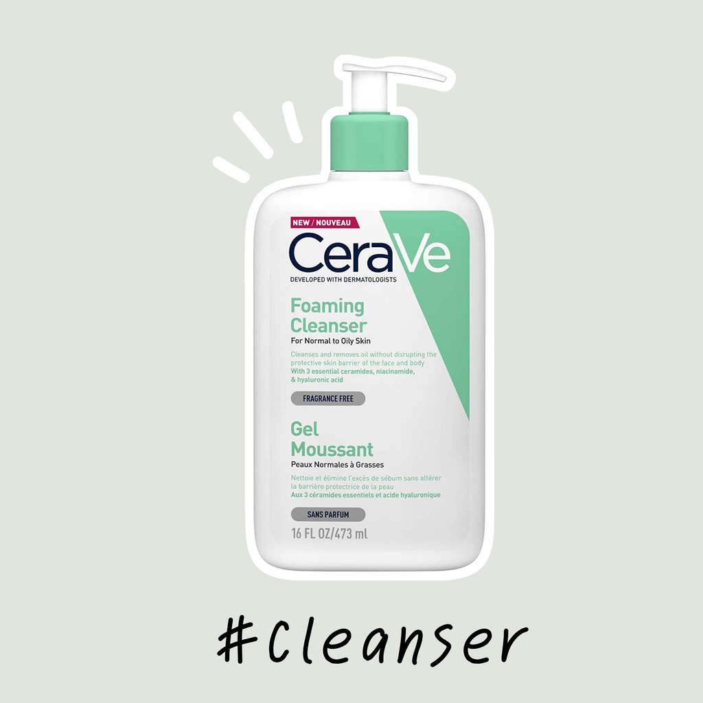 ภาพหน้าปกสินค้าCerave Foaming Cleanser ผลิตภัณฑ์ทำความสะอาดผิวหน้าและผิวกาย (สูตรผิวมัน) จากร้าน mw_healthcare บน Shopee