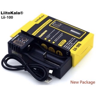 เครื่องชาร์จถ่าน Liitokala Lii-100 ชาร์จถ่านได้ 1 ก้อน