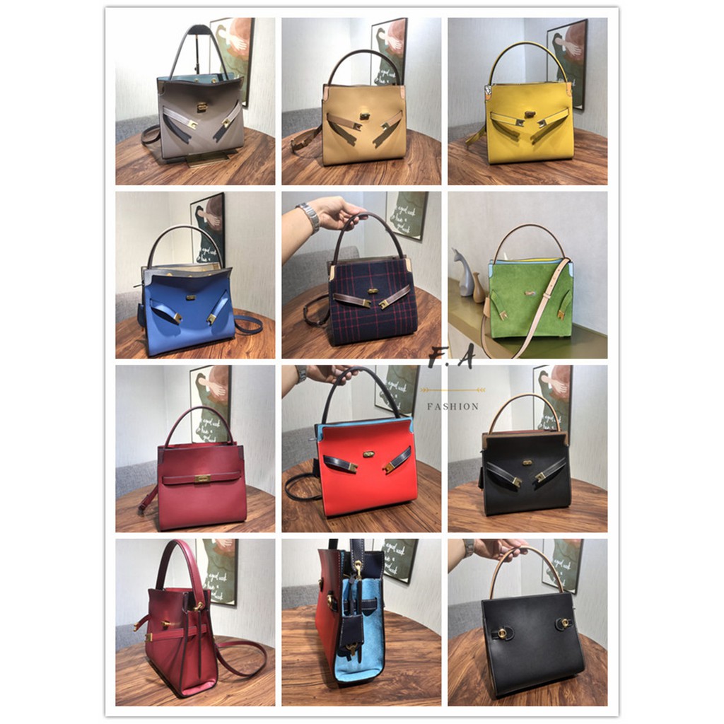 f-a-ของแท้-100-tory-burch-334-lee-radziwill-double-bag-กระเป๋าถือสุภาพสตรี-กระเป๋าสะพายข้างผู้หญิง-มีหลายสี