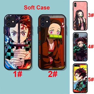iPhone 8 7 6S 6 Plus 8+ 7+ 5 5S SE 2020 2016 Soft Cover Demon Slayer cool Phone Case