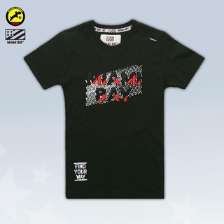 Miamibay T-shirt เสื้อยืด รุ่น Shooting Star แฟชั่น คอกลม ลายปัก ผ้าฝ้าย cotton ฟอกนุ่ม ไซส์ S M L XL