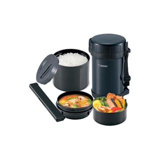Zojirushi Lunch Jars / ปิ่นโตอาหารสูญญากาศเก็บความร้อน 1.47 ลิตร รุ่น SL-XE20 AD (สีดำ)