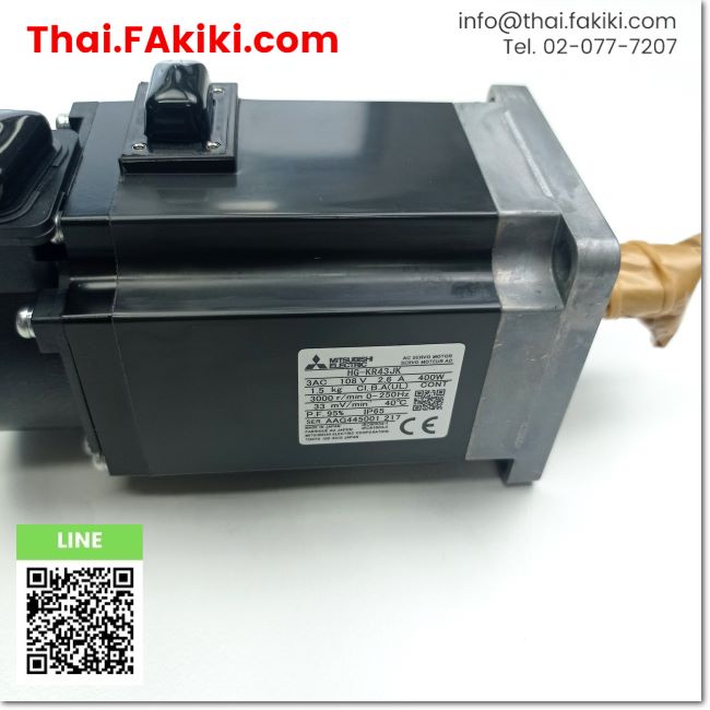 พร้อมส่ง-b-unused-hg-kr43jk-servo-motor-เซอร์โวมอเตอร์-สเปค-400w-mitsubishi-66-003-037