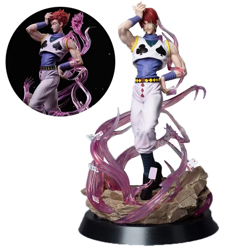 โมเดลฟิกเกอร์-pvc-รูปปั้นอนิเมะ-hunter-x-hunter-hisoka-ขนาด-32-ซม-ของเล่นสําหรับเด็ก