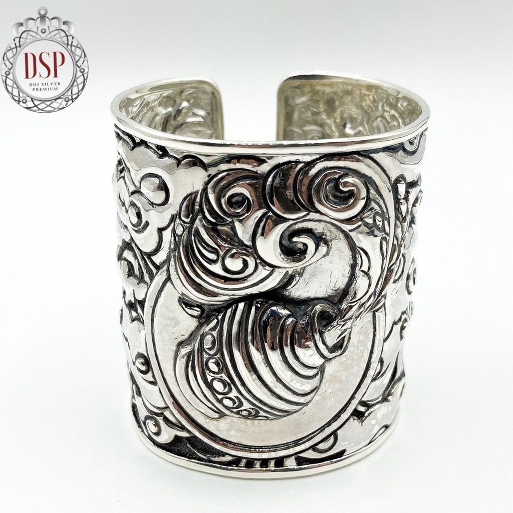 กำไลข้อมือราศีกุมภ์-กำไล-12-ราศีแห่งดวงดาว-กำไลเงินแท้-92-5-aquarius-zodiac-925-sterling-silver-bangle-gspp0313