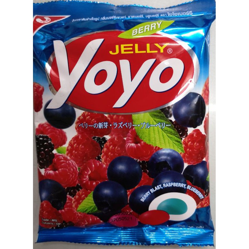 jelly yoyo โยโย่ ขนมเจลลี่เจลาตินผสมน้ำผลไม้ 80 กรัม Shopee Thailand