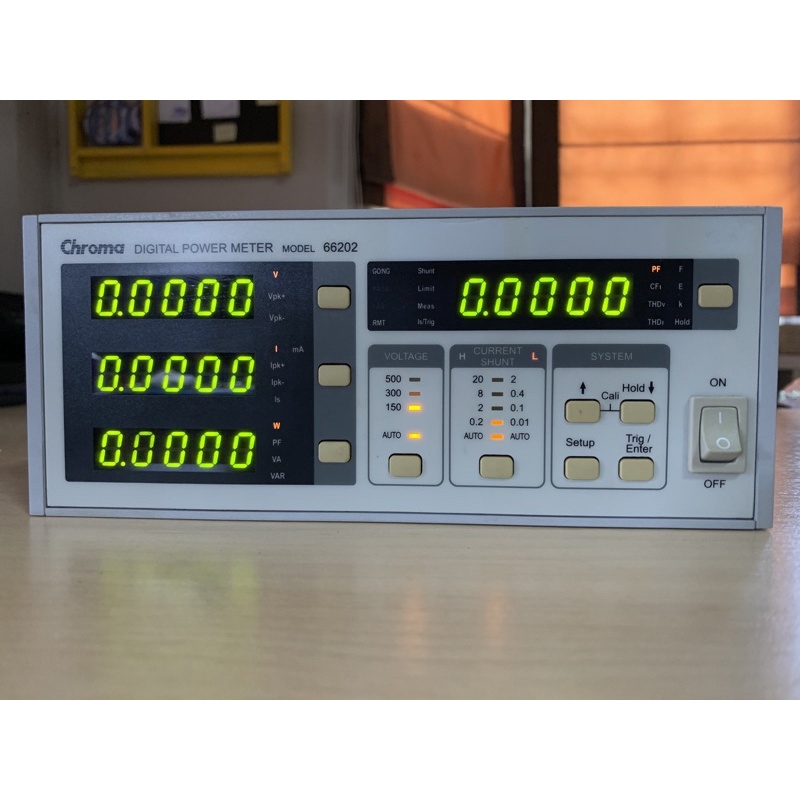 Chroma mdel 66202 Digital Power Meter Shopee Thailand