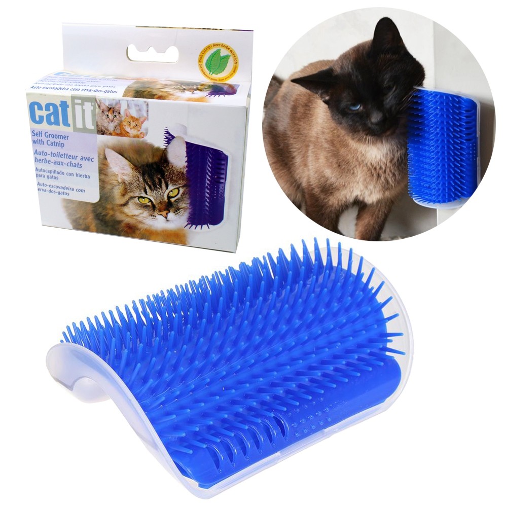 ผลิตภัณฑ์สัตว์เลี้ยงอุปกรณ์ที่เกี่ยวกับแมวแมวอุปกรณ์นวด-self-groomer-กับ-catnip-ของเล่นสัตว์เลี้ยงสำหรับแปรงสำหรับแมวหวี