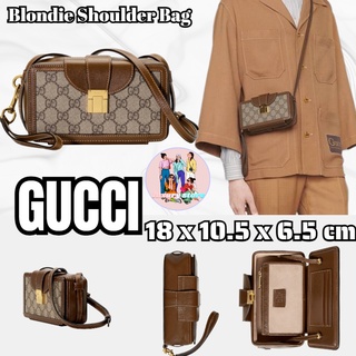 Gucci  หัวเข็มขัดมินิกระเป๋าถือ/กระเป๋าสะพายไหล่/กระเป๋าสะพาย