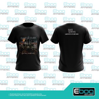 [S-5XL][พร้อมส่ง] เสื้อยืด ผ้าไมโครไฟเบอร์ พิมพ์ลาย Iron Maiden A Matter of Life and Death Sublimation Baju Iron Maiden