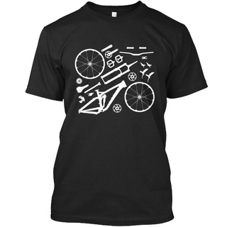 เสื้อยืดผ้าฝ้ายพิมพ์ลายขายดี  ใหม่ ฤดูร้อน ผู้ชาย ขายดี แฟชั่น Mtb Mountain Biker Enduro Build Part Standard Unisex