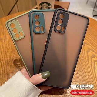 [ส่งจากประเทศไทย] ขอบสีผิวด้าน Case realme C25Y เคสกันกระแทก ขอบนิ่มหลังแข็ง เคสมือถือ สามารถป้องกันกล้อง