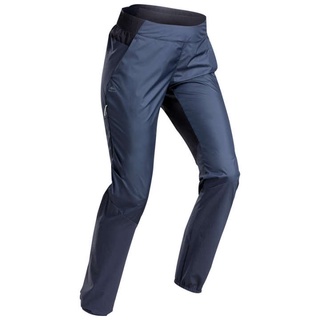 กางเกงผู้หญิงสำหรับใส่เดินป่าแบบเร็วรุ่น FH 500 (สีน้ำเงิน)
