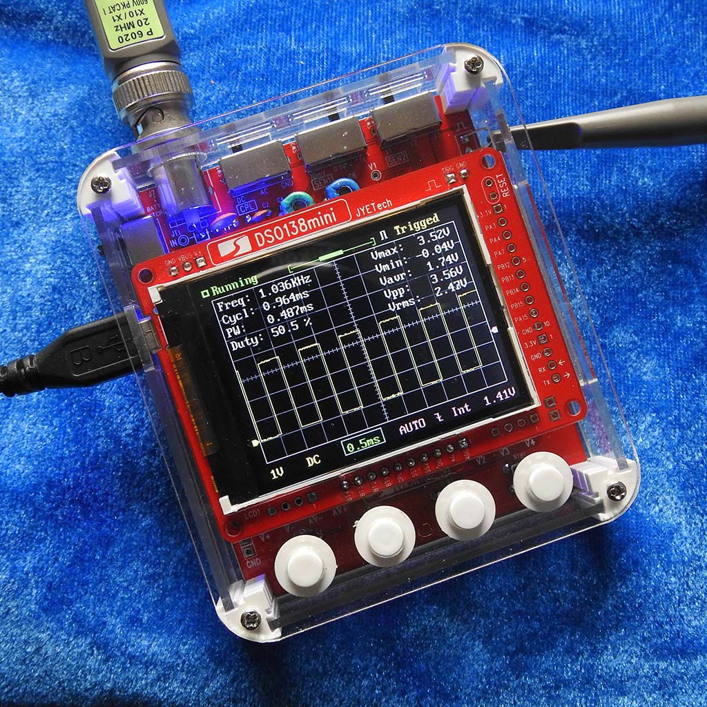 DSO138 Mini Digital Oscilloscope DIY เคสอะคริลิค Shopee Thailand