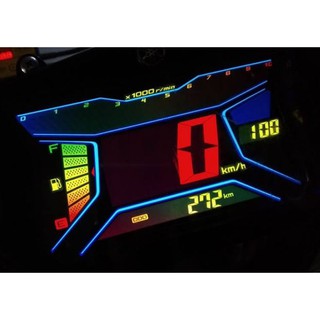 Sunburn Aerox 150/155 และ Lexi มาตรวัดความเร็ว สติกเกอร์ LCD