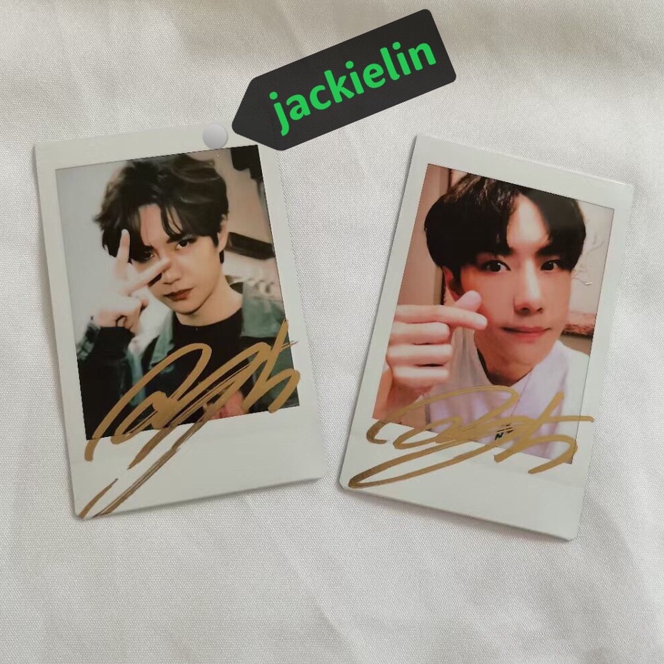 ราคาและรีวิวWang Yibo Polaroids รูปภาพโพลารอ ลายเซ็นสด