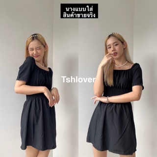 ภาพขนาดย่อของภาพหน้าปกสินค้ามินิเดรสเกาหลี เดรสสั้น จากร้าน tshlover บน Shopee ภาพที่ 4