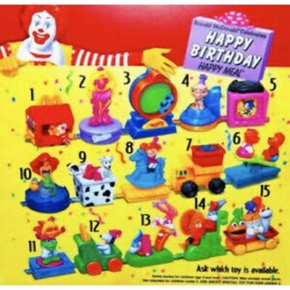Happy Birthday Happy Meal McDonald’s 1994 ครบชุด