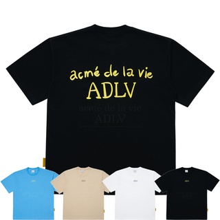 เสื้อยืดแท้100% ADLV เสื้อยืด ผลิตในเกาหลี ( GLOSSY BASIC LOGO ) 4 Colors