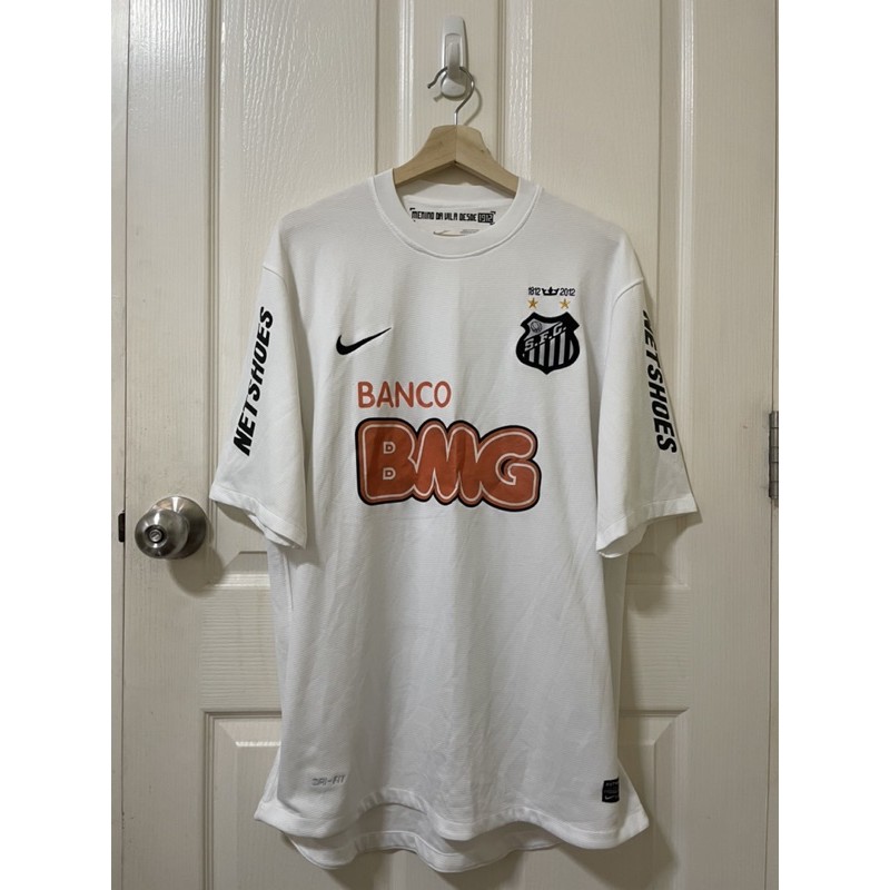 Men’s Santos FC Neymar nike Home 2012/13 Kit Replica Custom Jersey (Size L) เสื้อฟุตบอล ซานโตส