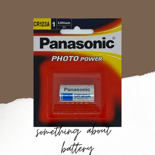 ภาพหน้าปกสินค้าถ่าน Panasonic CR123A Lithium 3V จำนวน 1 ก้อน แท้ 100% ที่เกี่ยวข้อง