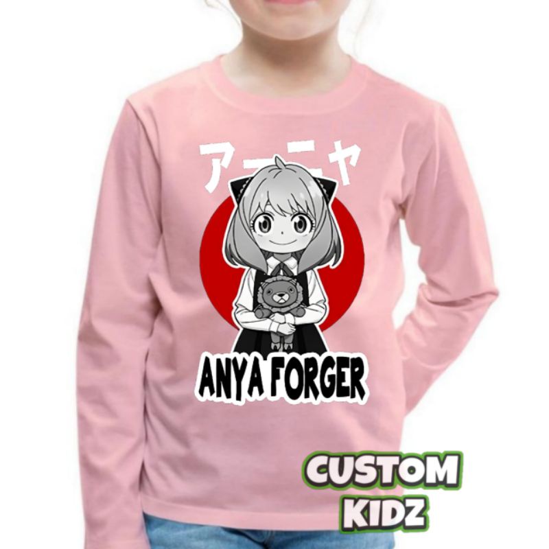 anya-forger-เสื้อยืด-แขนยาว-สําหรับเด็กผู้หญิง