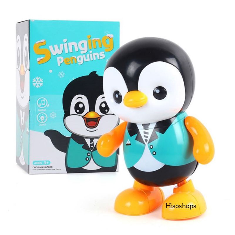 Swinging Penguins เพนกวินแดนซ์ นกเพนกวินเต้นรำ ใส่ถ่าน มีไฟ น่ารักมากๆ