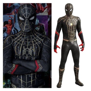 ภาพหน้าปกสินค้าNEW Spider Man No Way Home Costume Cosplay Superhero JumpSuit Outfit Adult Kids Boy Festival Party Gift ที่เกี่ยวข้อง