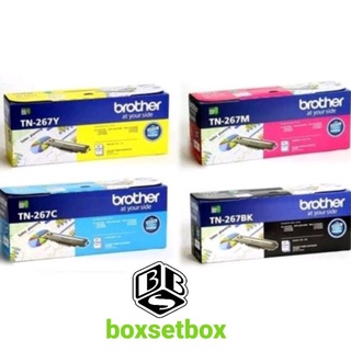 Brother TN 267 BK,C,M,Y Toner Cartridge ของแท้ออกใบกำกับภาษีได้