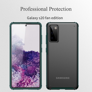 Samsung Galaxy S20 Fan Edition S20 FE 5G Case Soft TPU Frame Translucent Matte Bumper Cover